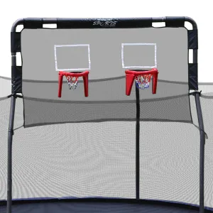 15' Trampoline Double Basketball Hoop Accessory