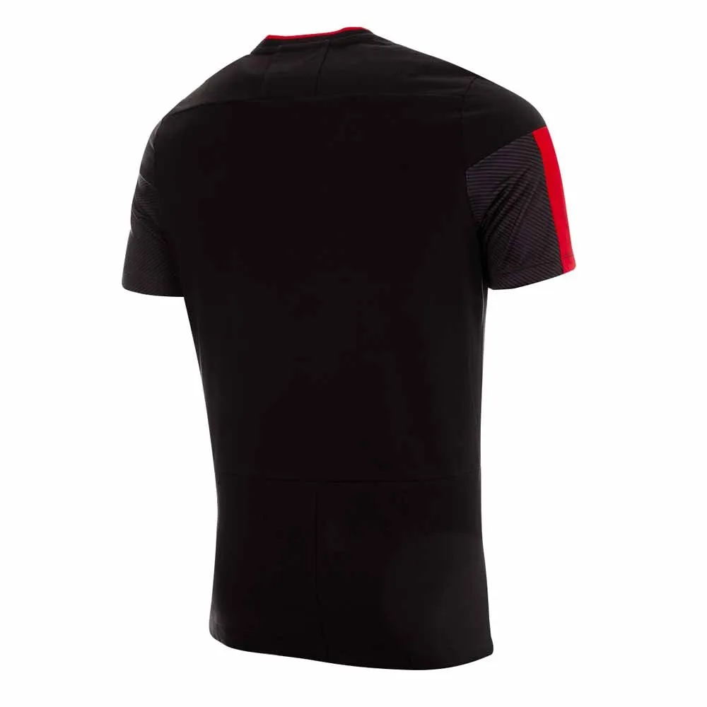 2020-2021 Wales Official Poly Cotton Travel Shirt (Black)