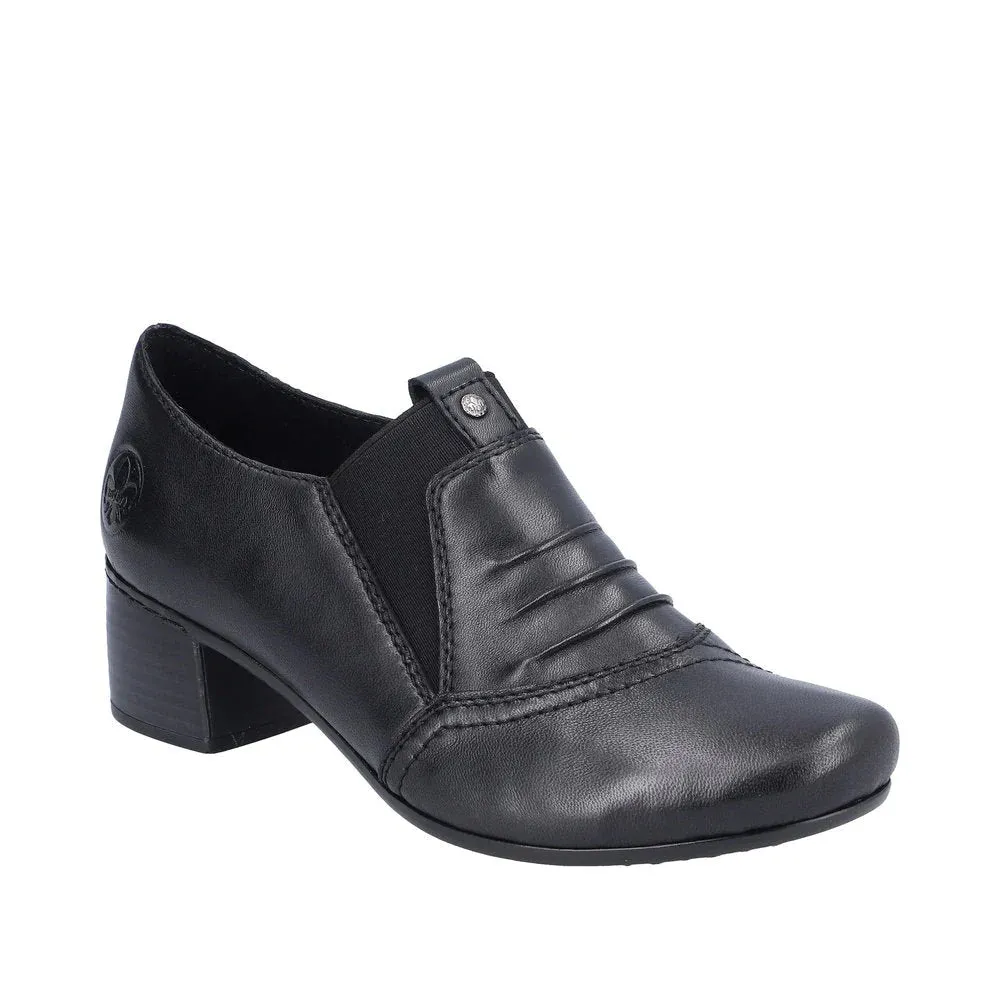 41657-00 Black Slip On Heel