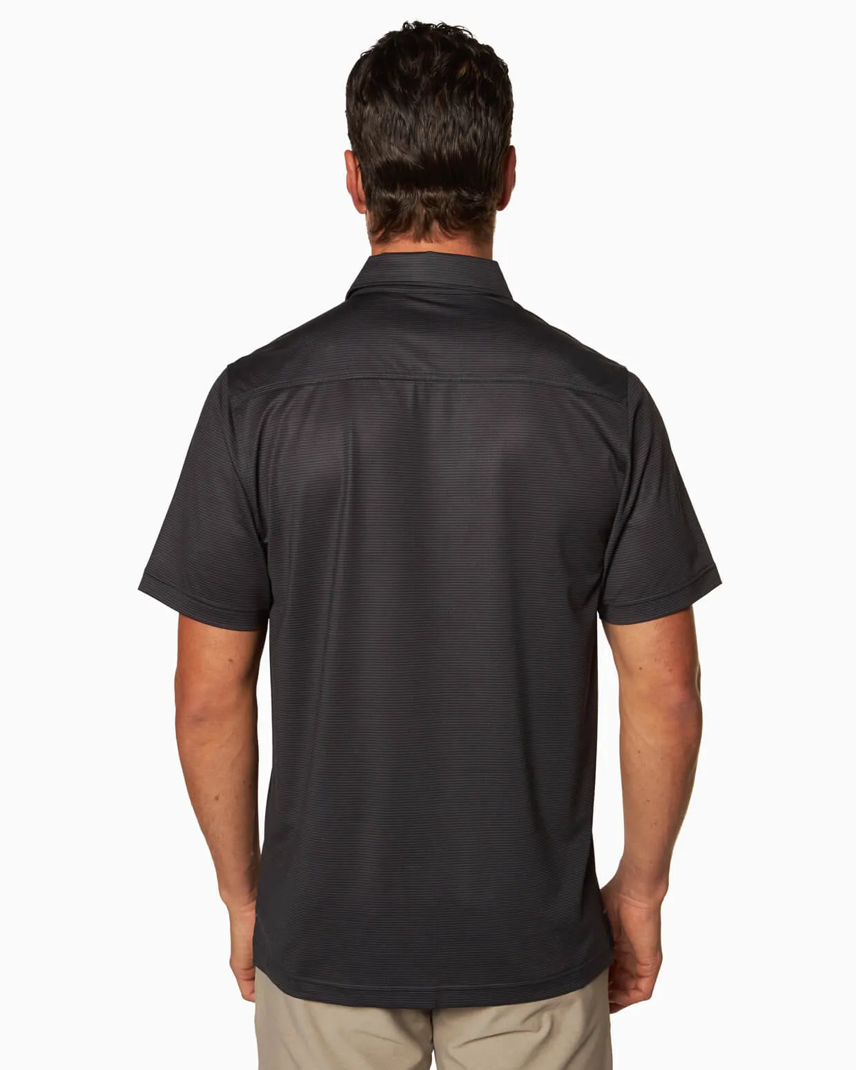 Ace Polo | Micro Stripe