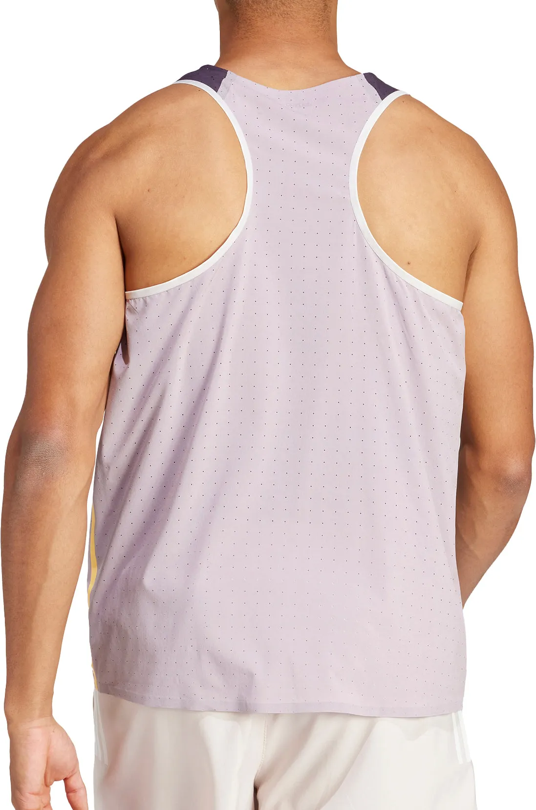 adidas Adizero Promo Mens Running Vest - Purple