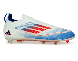 adidas Kids F50 Pro LL FG White/Lucid Blue