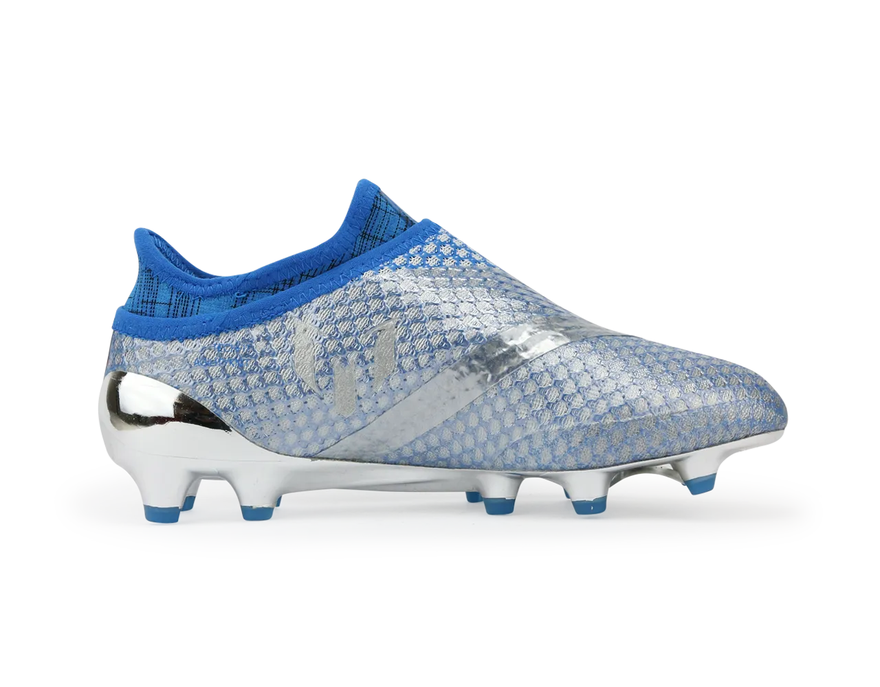 adidas Kids Messi 16  Pureagility FG  Silver Metalic/Core Black/Sho Blue