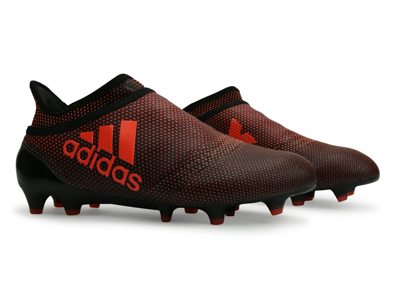 adidas Kids X 17  Purespeed FG Core Black/Solar Red/Solar Orange