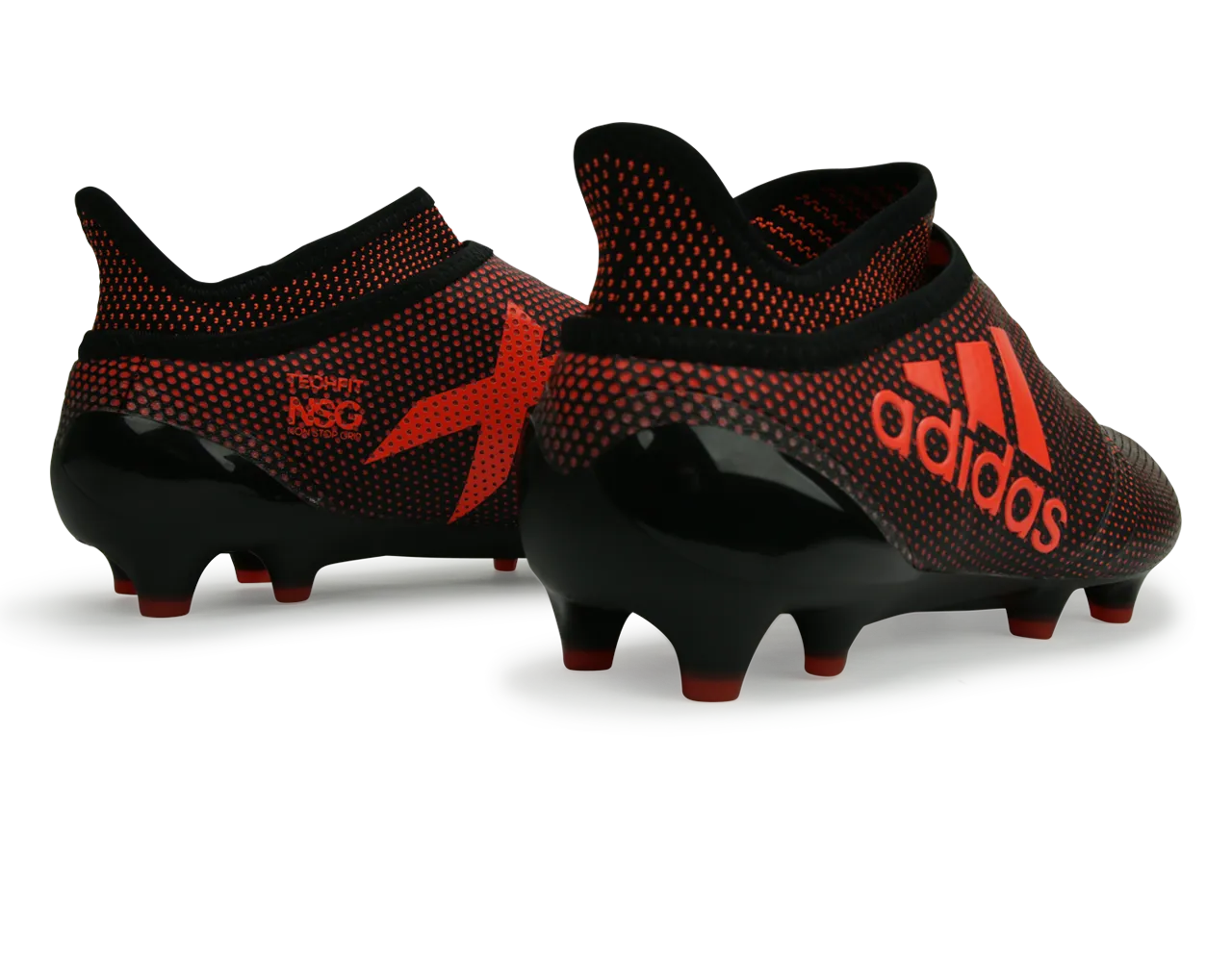 adidas Kids X 17  Purespeed FG Core Black/Solar Red/Solar Orange