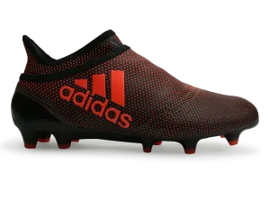 adidas Kids X 17  Purespeed FG Core Black/Solar Red/Solar Orange