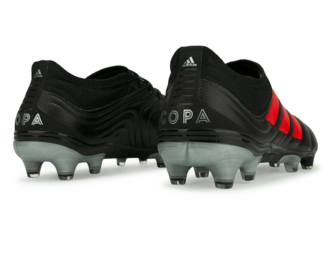 adidas Men's Copa 19.1 FG Core Black/Hi-Res Red/Silver Metallic