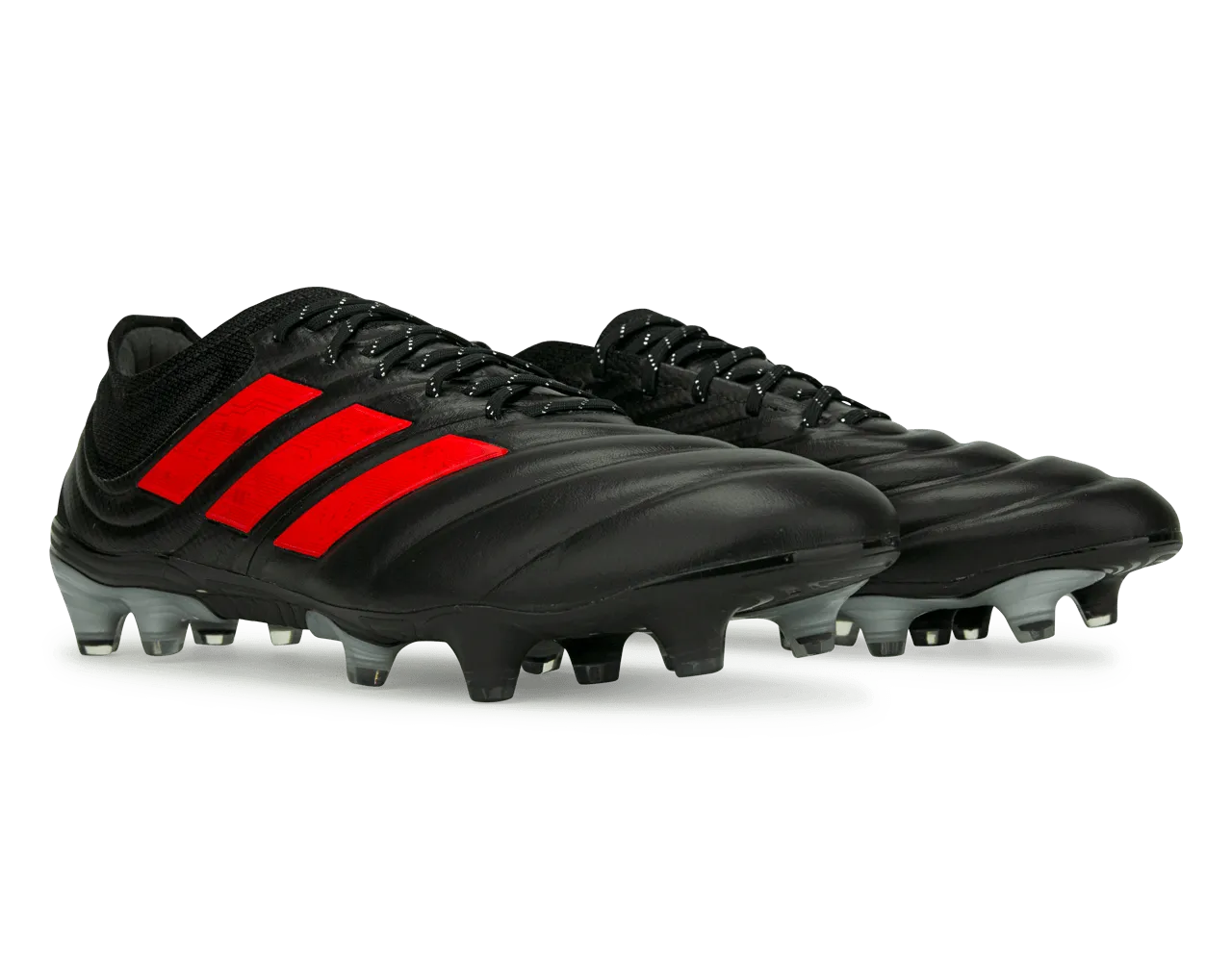 adidas Men's Copa 19.1 FG Core Black/Hi-Res Red/Silver Metallic