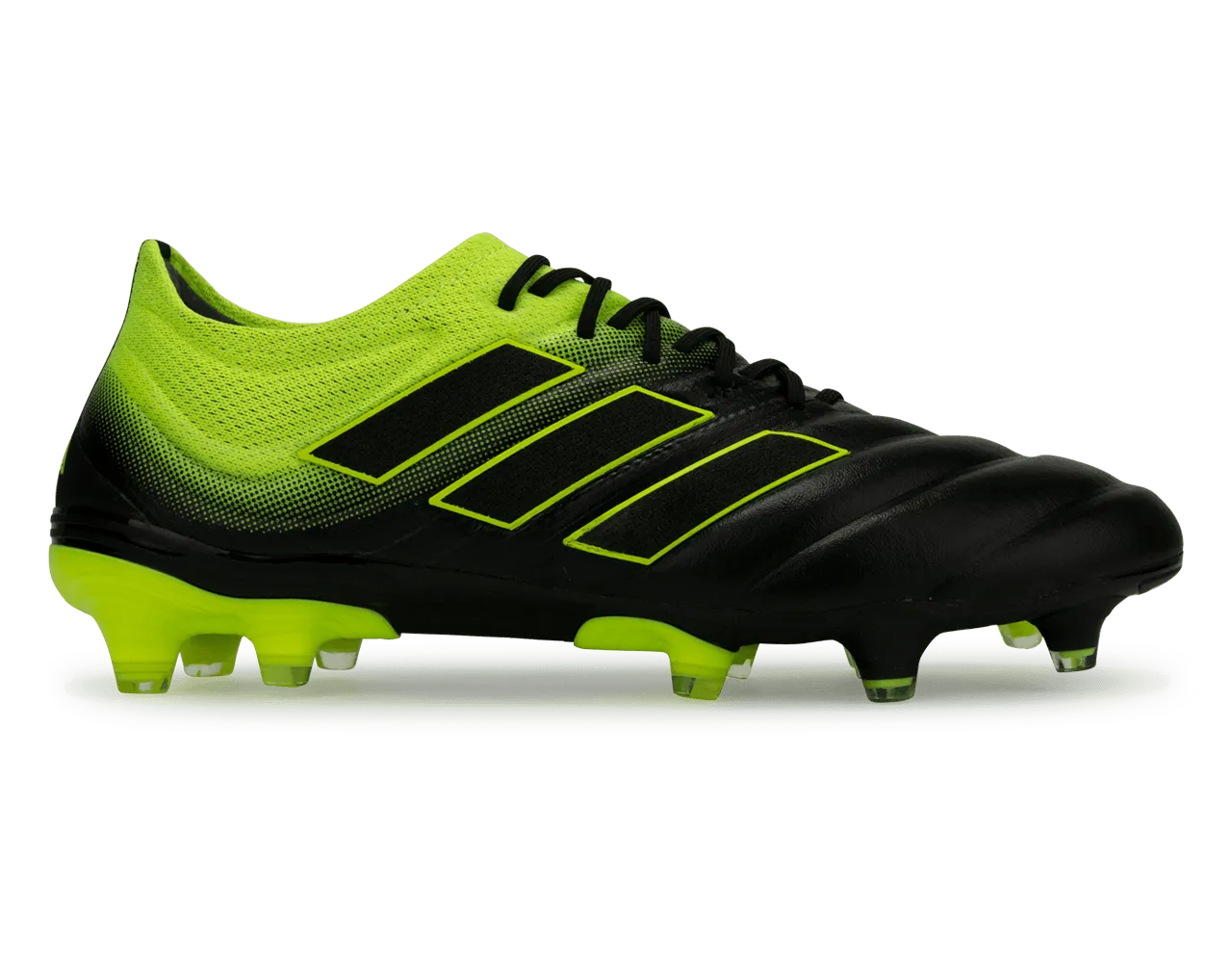 adidas Men's Copa 19.1 FG Off Black/Solar Yellow