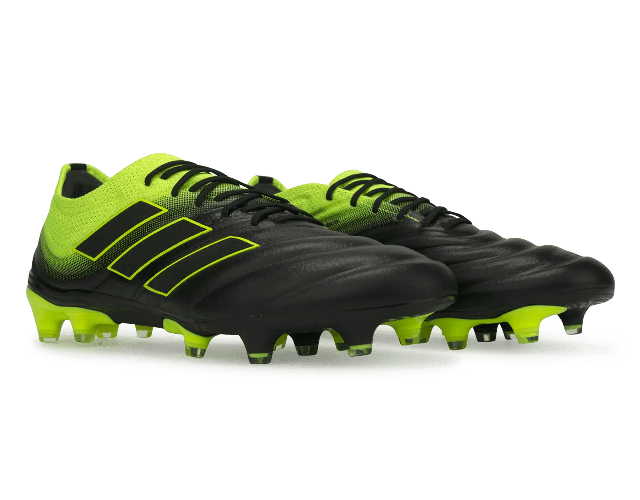 adidas Men's Copa 19.1 FG Off Black/Solar Yellow