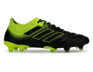 adidas Men's Copa 19.1 FG Off Black/Solar Yellow