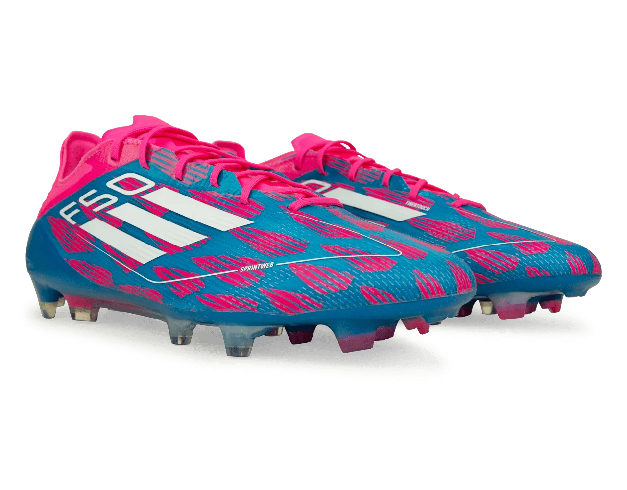 adidas Men's F50 Elite FG Blue/White/Pink