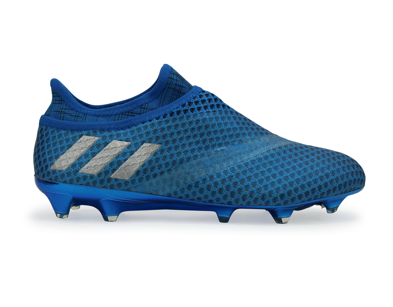 adidas Men's Messi 16  PUREAGILITY FG Sho Blue/Metallic Silver