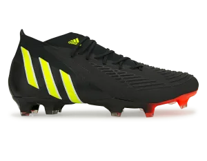 adidas Men's Predator Edge.1 FG Black/Sollar Yellow/White