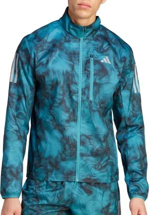 adidas Own The Run Mens Running Jacket - Blue