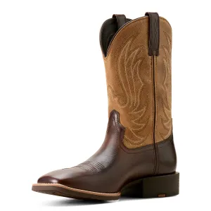 Ariat Men's Sport Cason Western Boot - Arizona Brown/Almond Buff