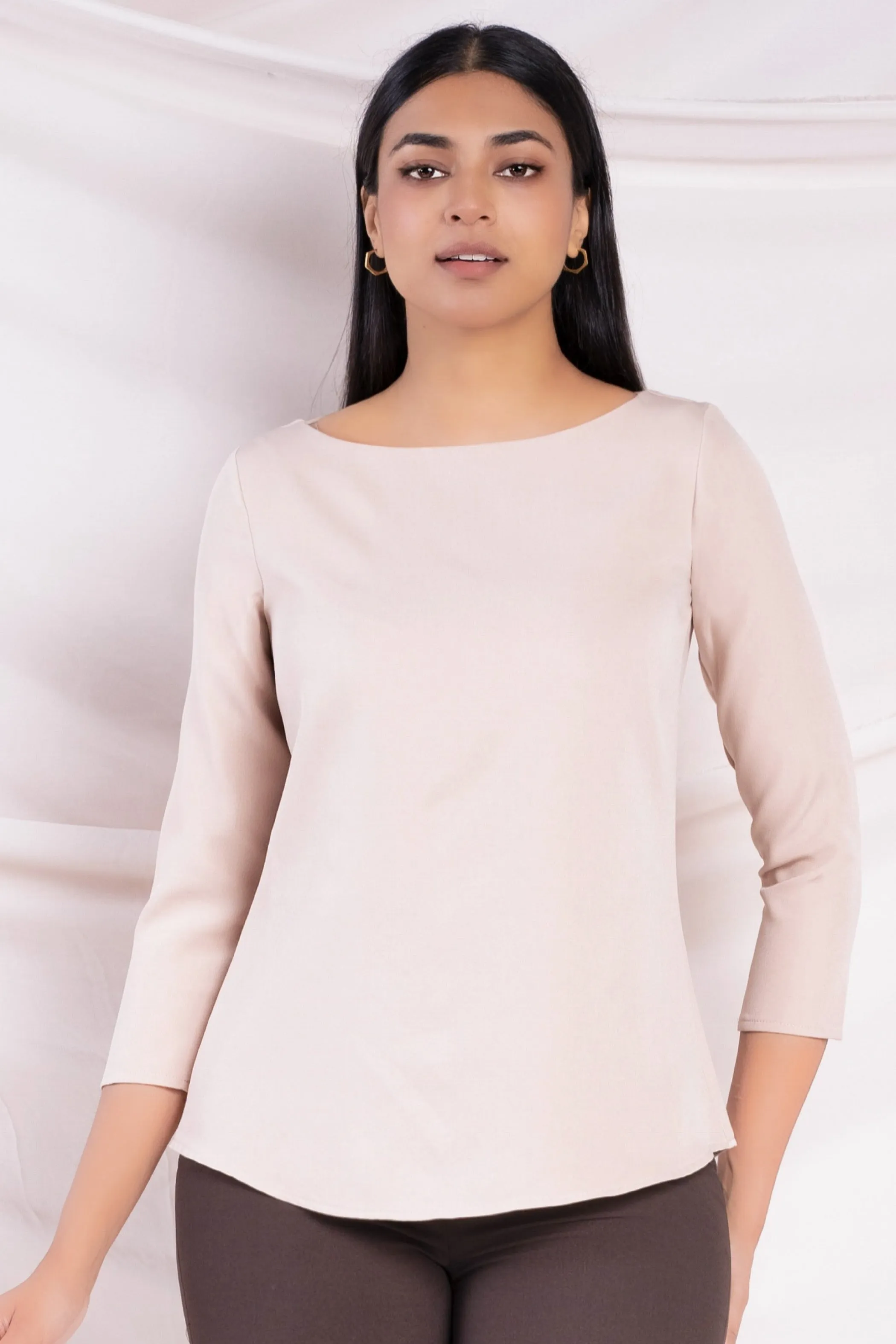 Basic Three Quarter Sleeve Top