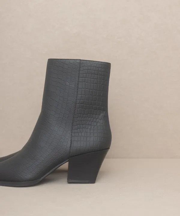 Best Day Ever - Alligator Print Booties