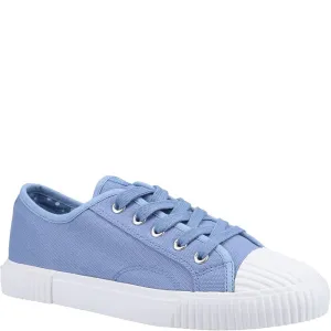 Blue Brooke Canvas Trainers