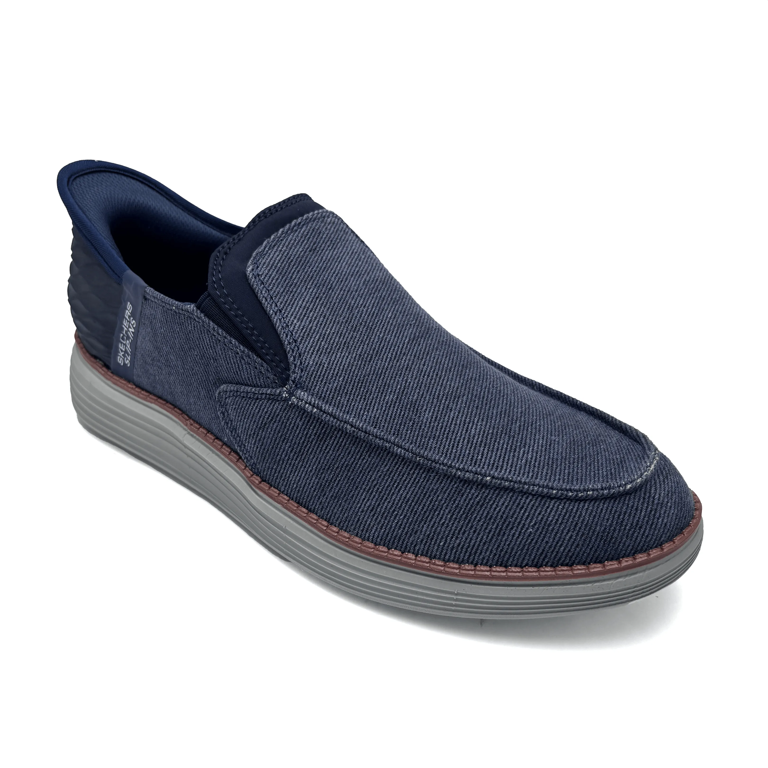 Blue Casual Slip On