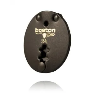 Boston Leather Circle Badge Holder