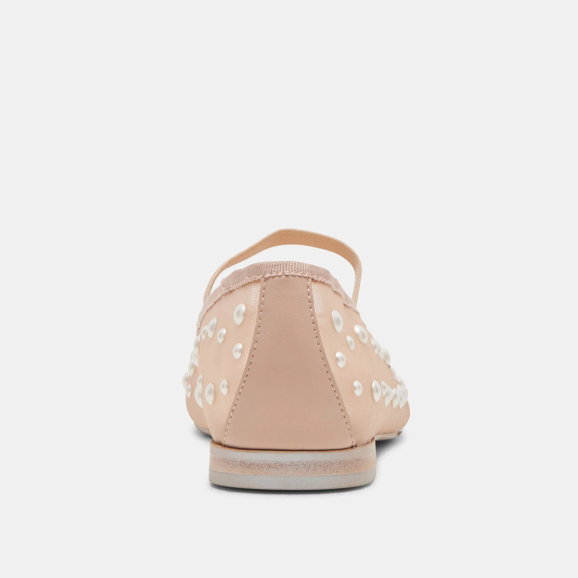 CADEL PEARL BALLET FLATS BLUSH MESH