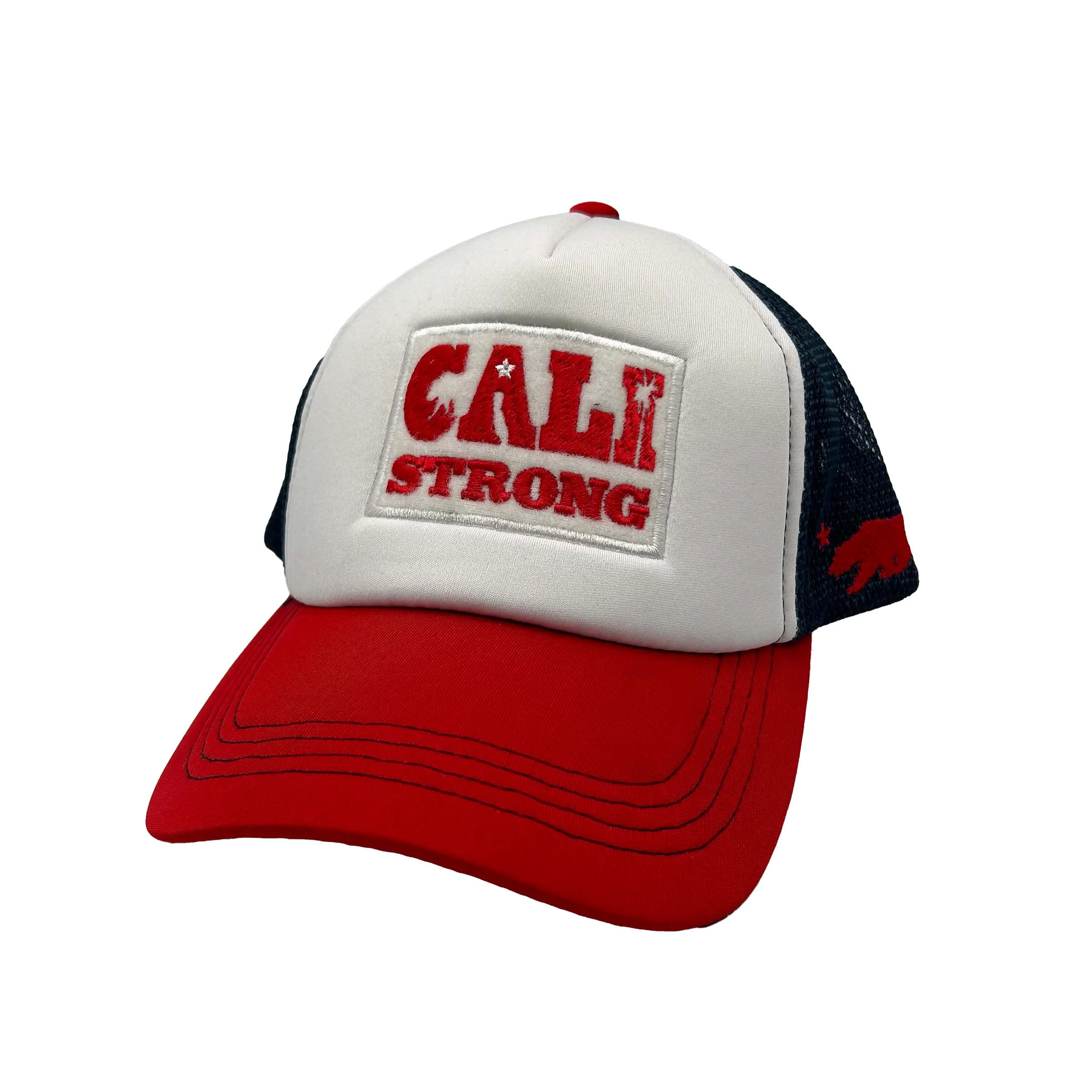 CALI Strong Original USA Tactical Trucker Hat Morale Patch