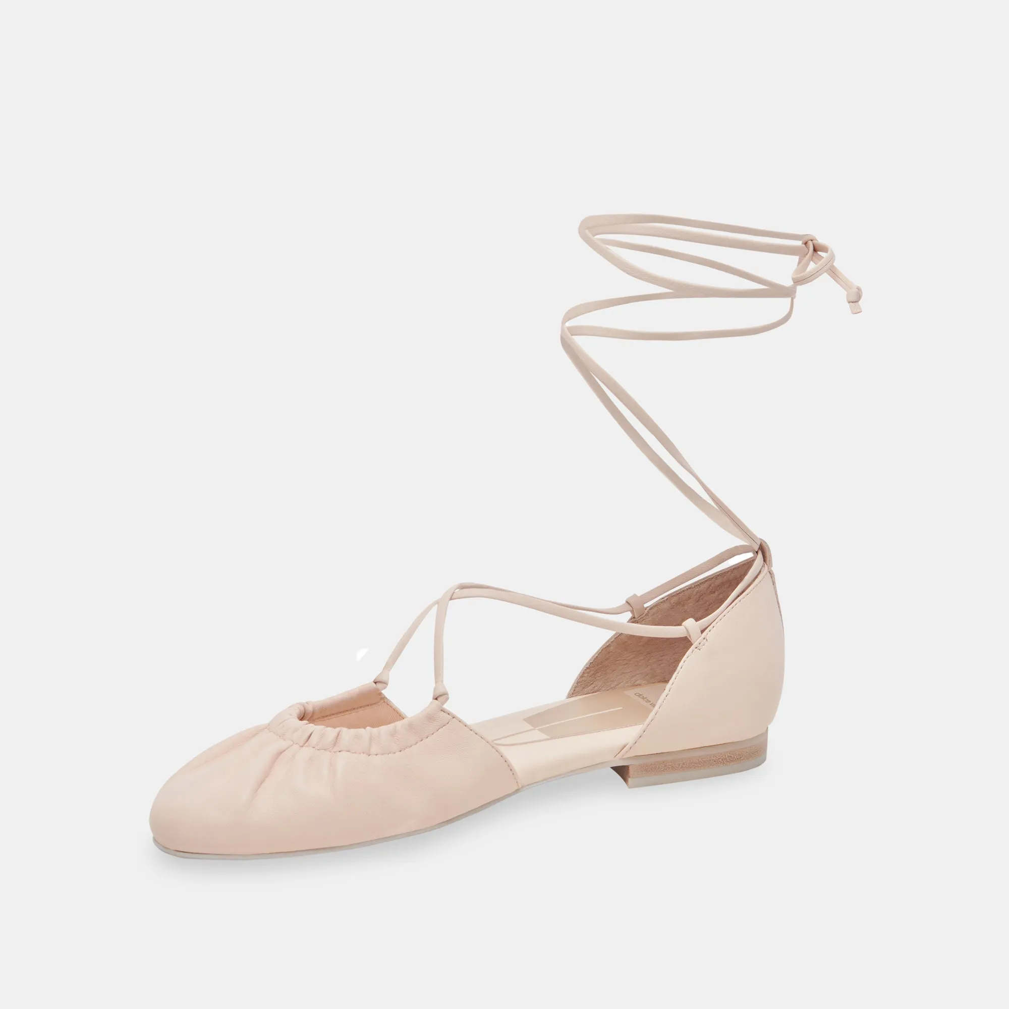 CANCUN BALLET FLATS LIGHT PINK LEATHER