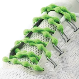 Caterpy Original No Tie Shoe Laces Cactus Green 30 Inch