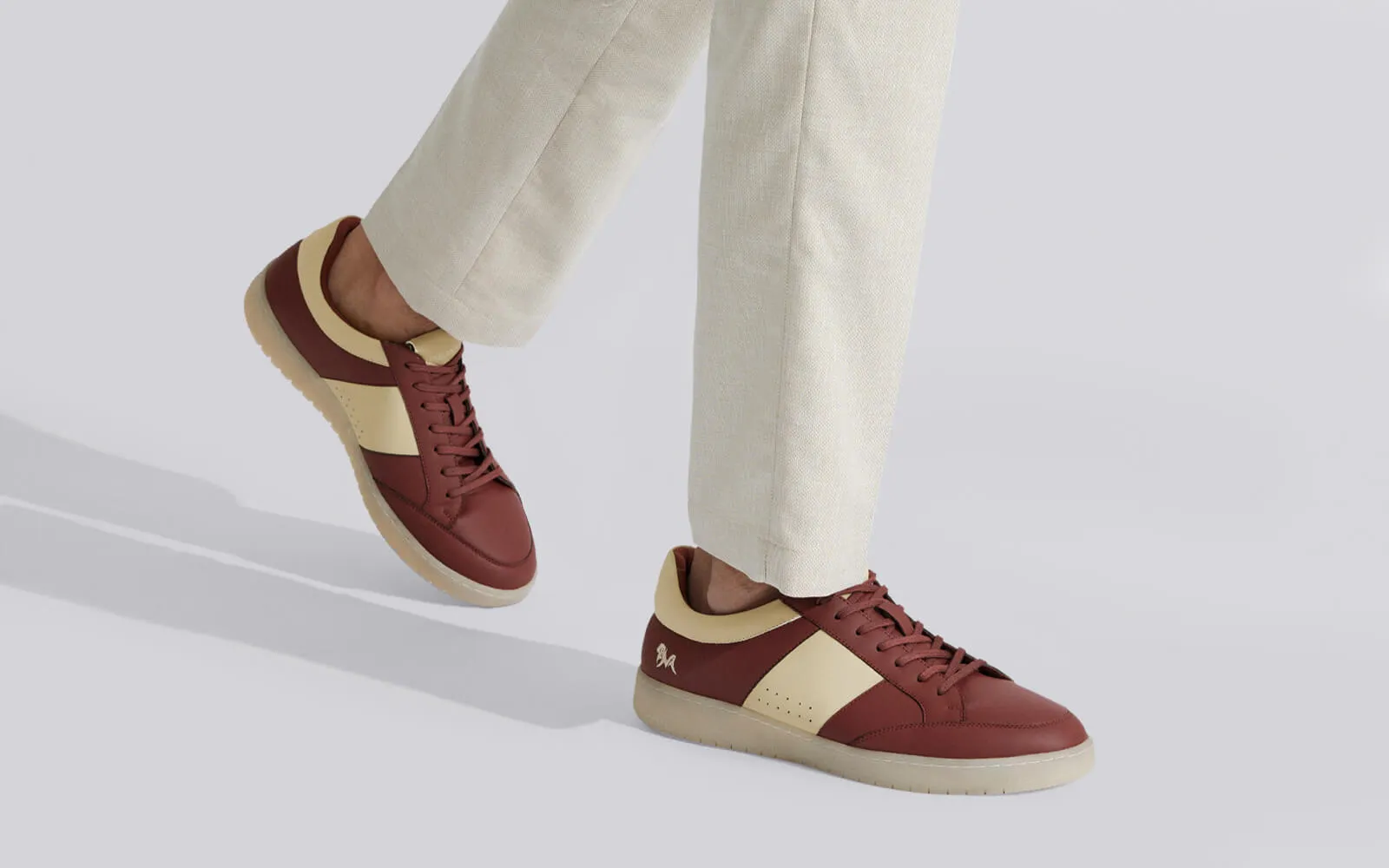 City Strides : Burgundy-ivory