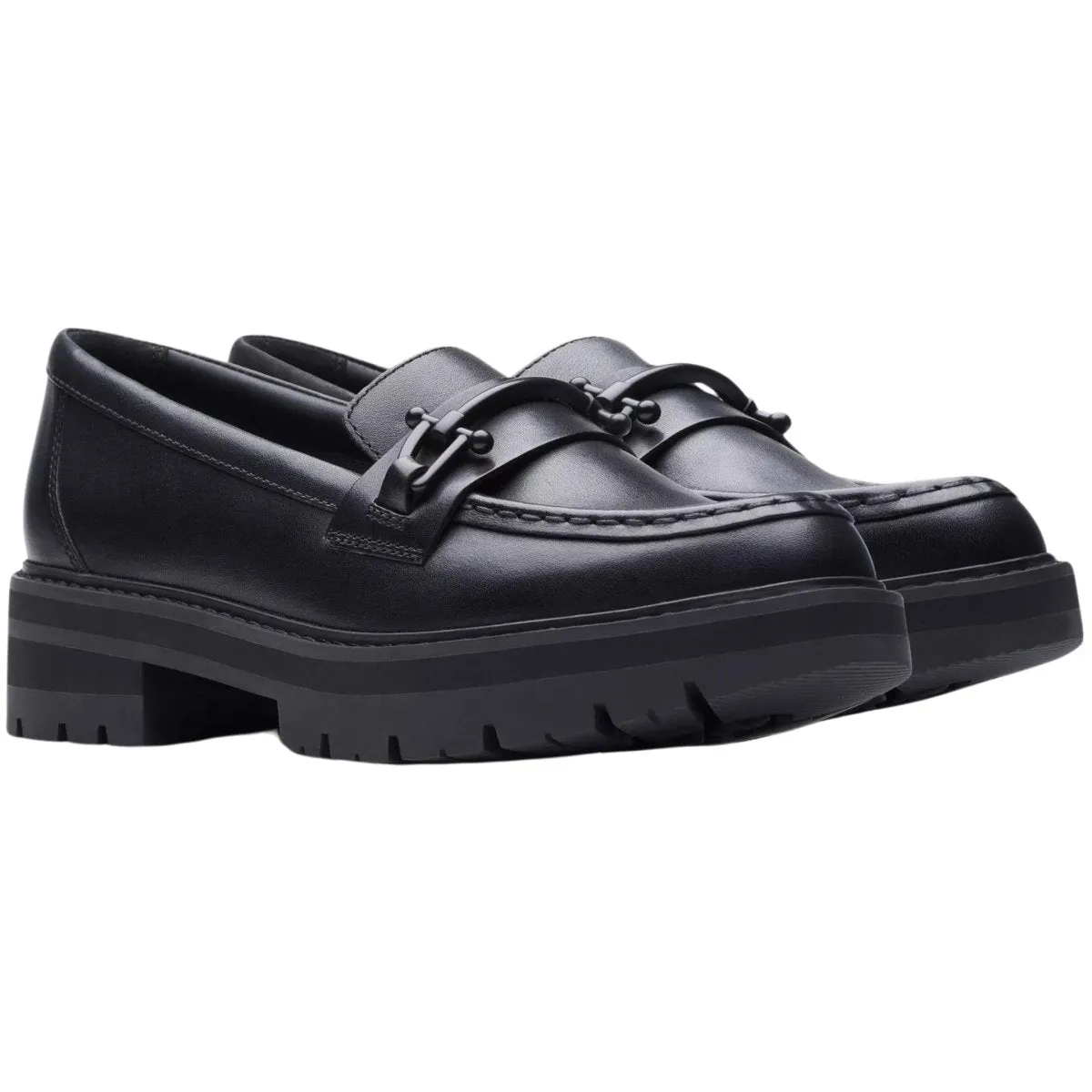 Clarks Women's Orianna Bit Black Leather