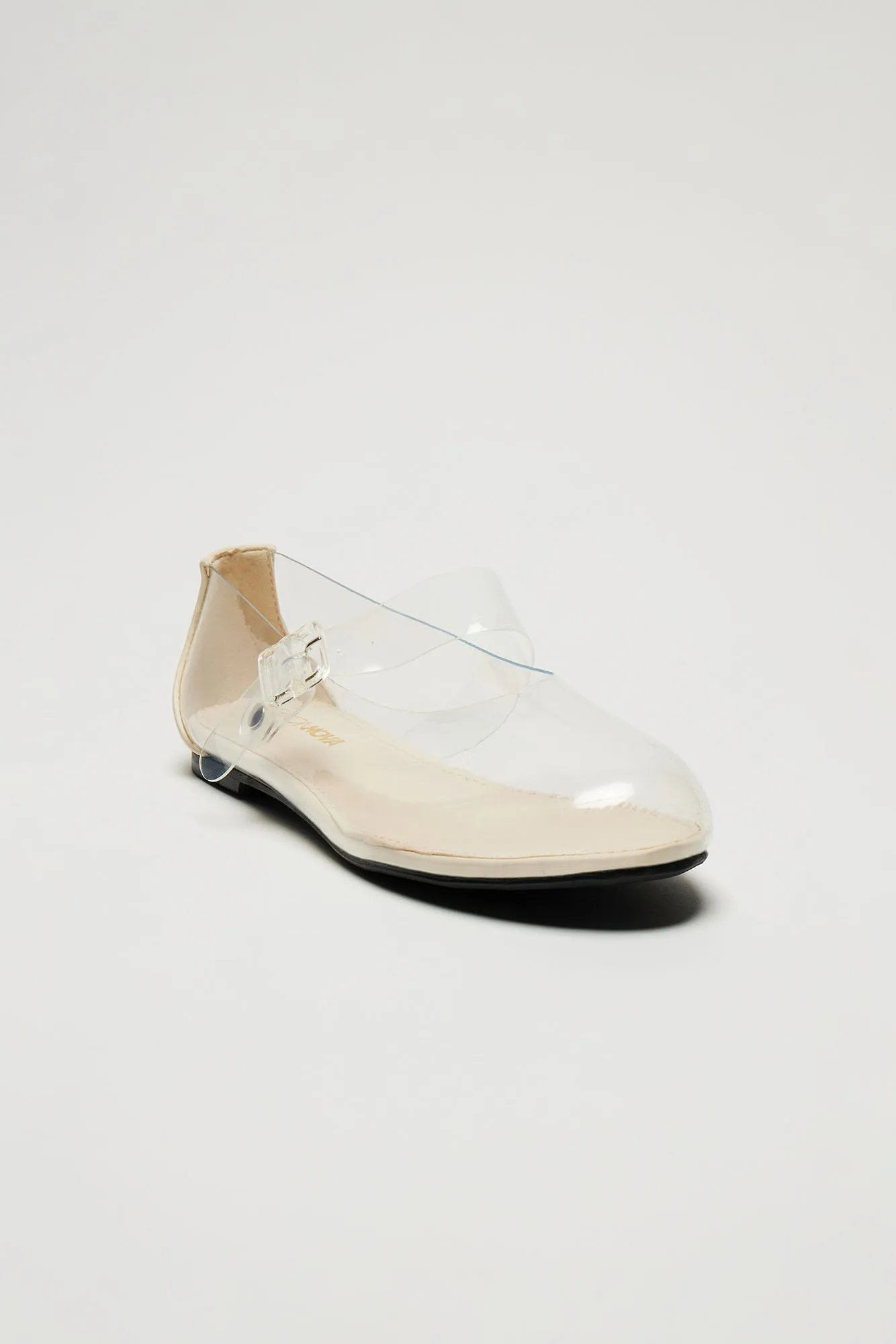 Clearly Your Fave Flats - Cream