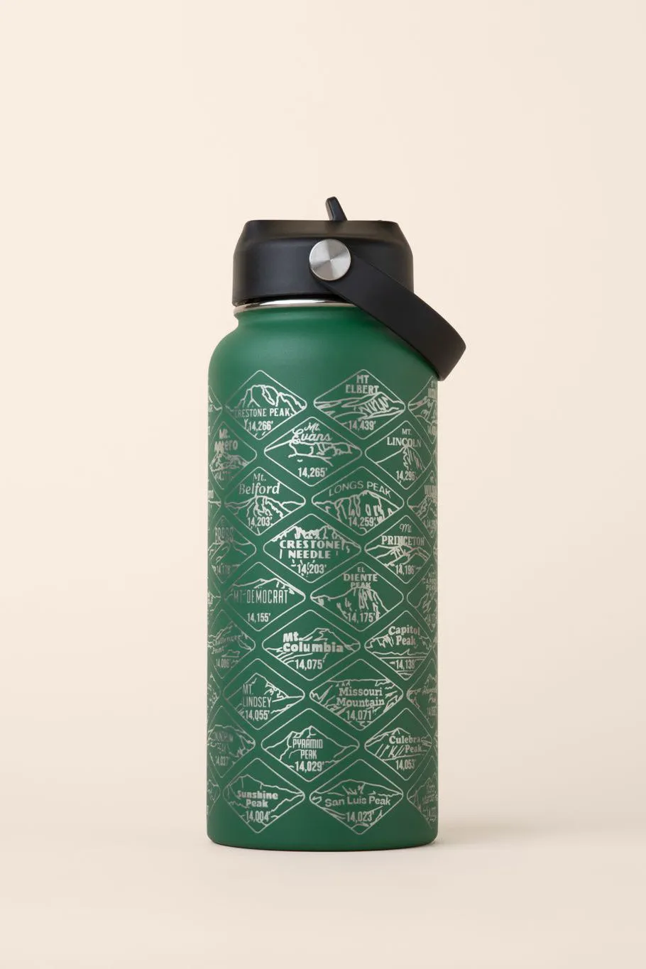 Colorado Fourteeners Bucket List Bottle