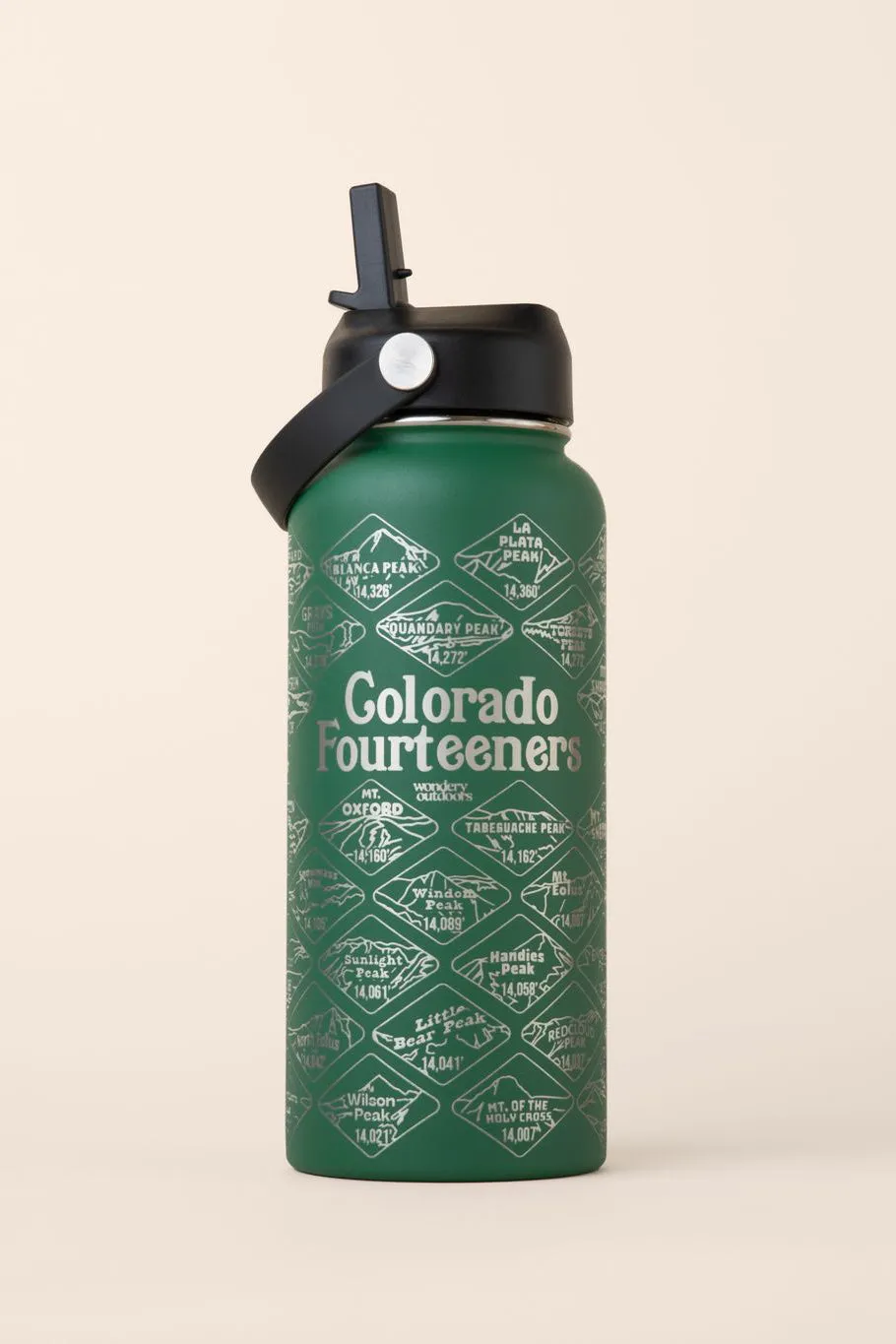 Colorado Fourteeners Bucket List Bottle