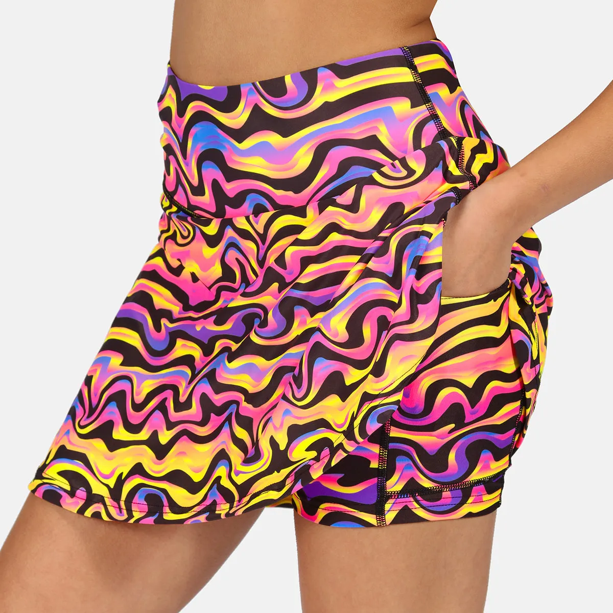 Coral Waves Skort