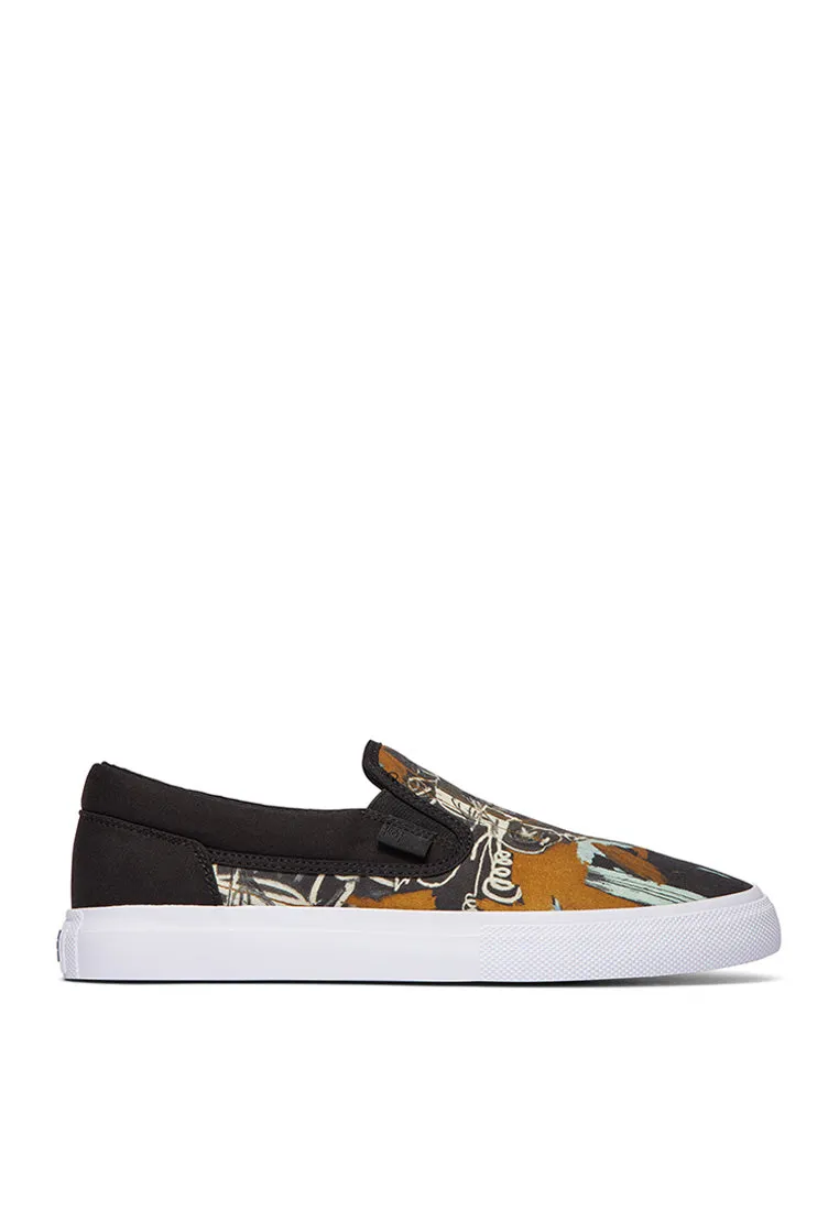 DC Mens Basquiat Manual Slip-On Shoes