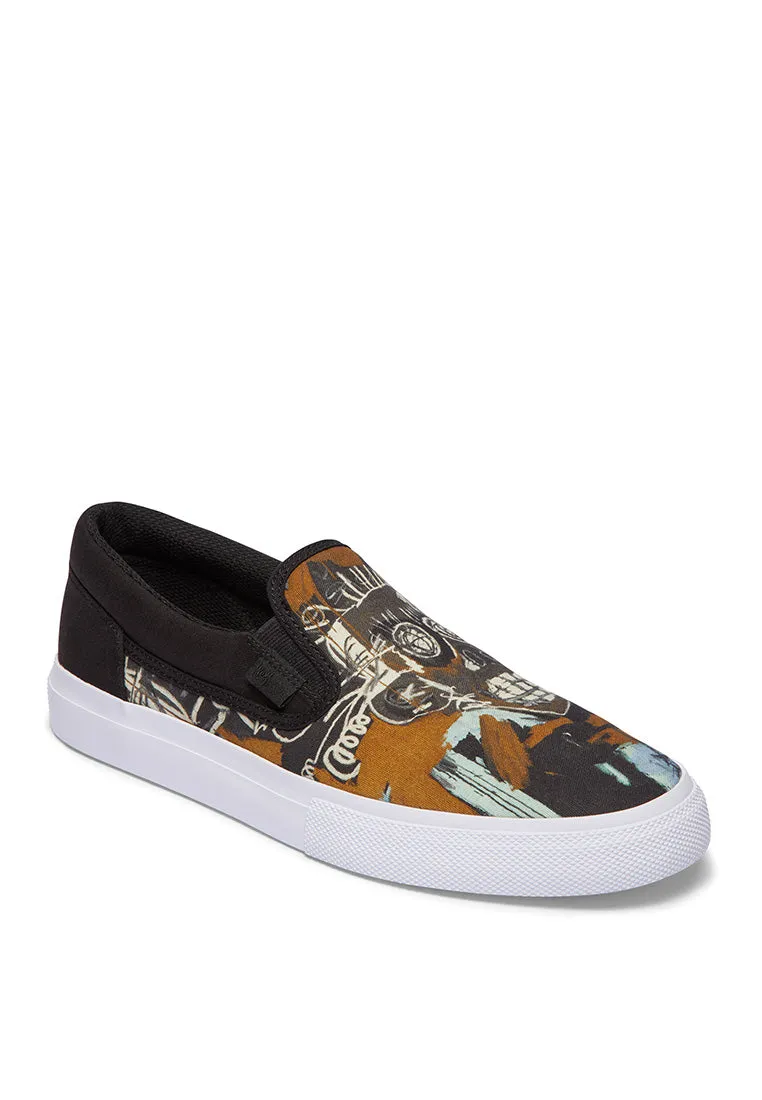 DC Mens Basquiat Manual Slip-On Shoes