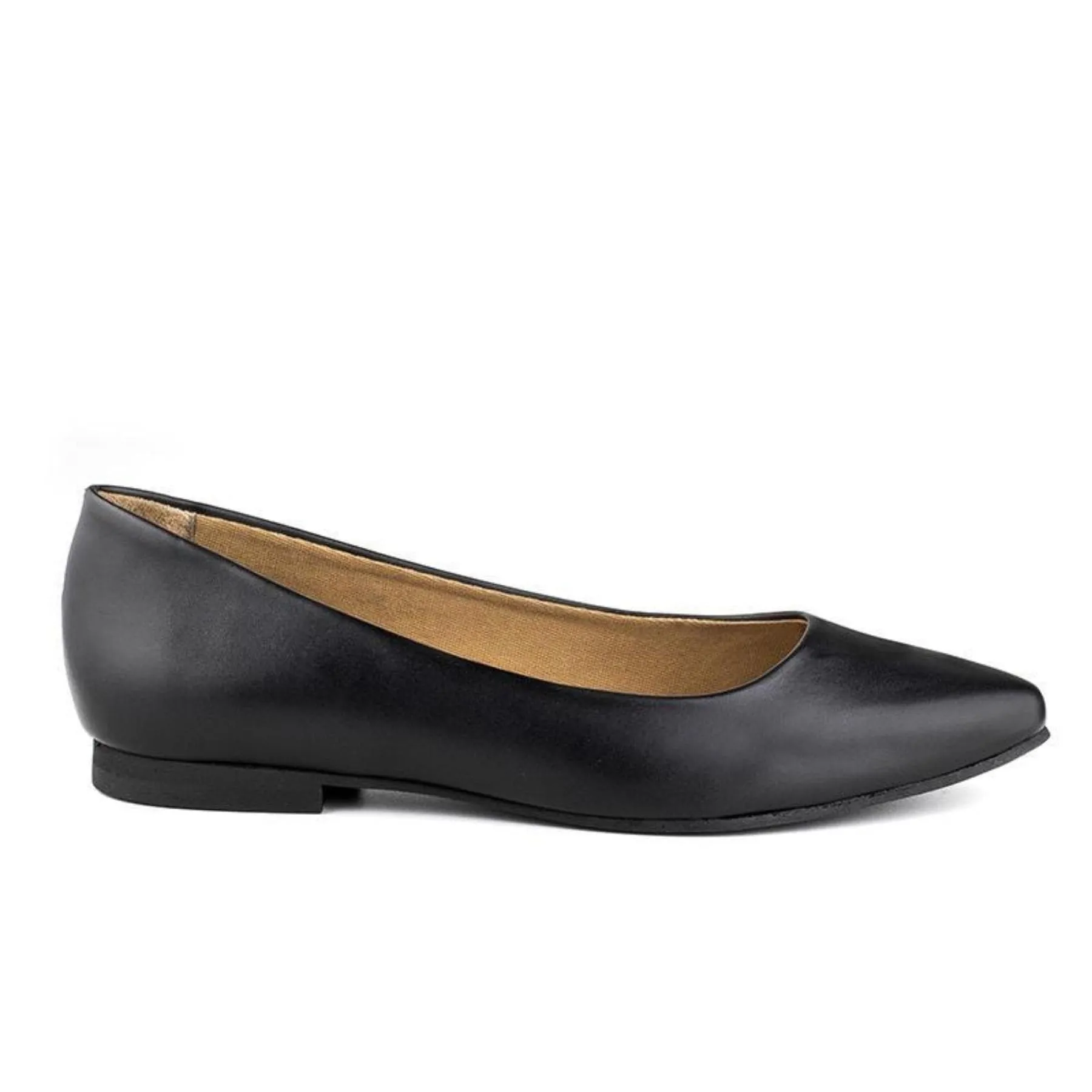 'Diana' Vegan Women's Flat by Ahimsa - Matte Black