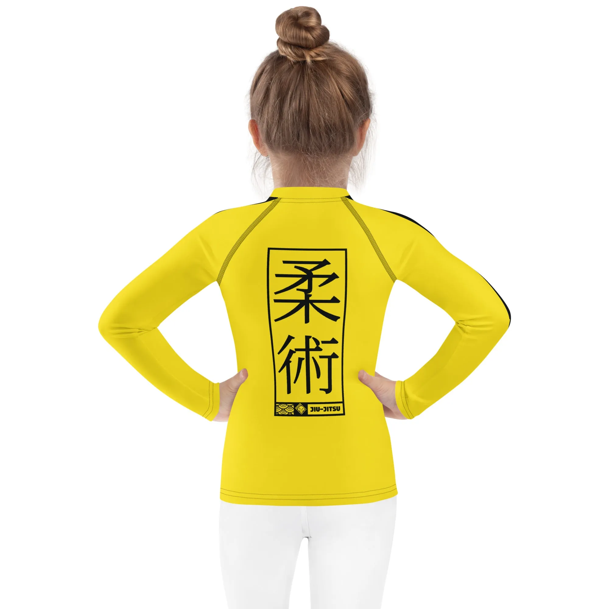 Empower Your Little Warrior: Girls' Bruce Lee Kill Bill Rash Guard - Jiu-Jitsu 020