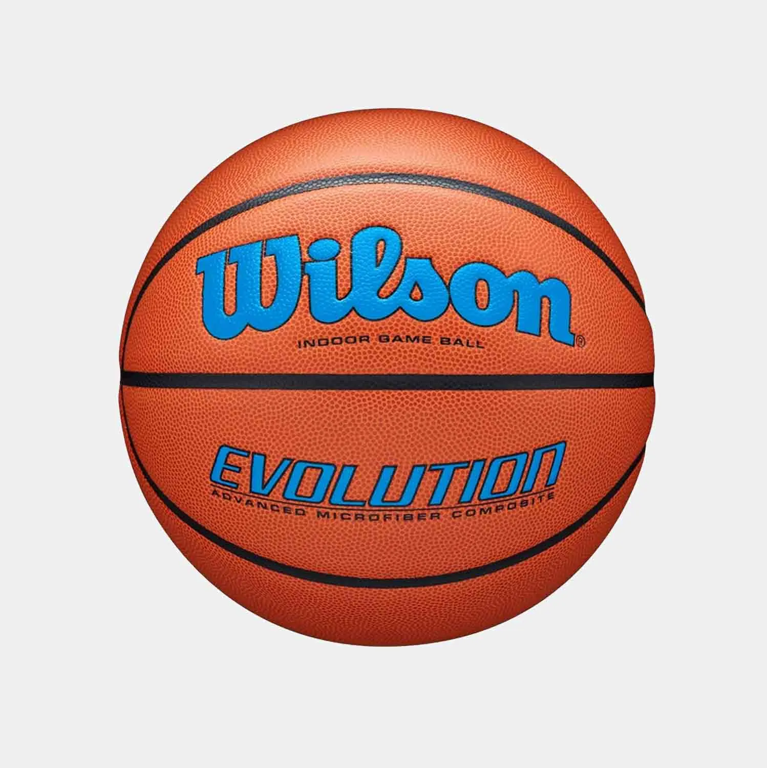 Evolution 28.5 Game Basketball, Size 7, Orange/Royal