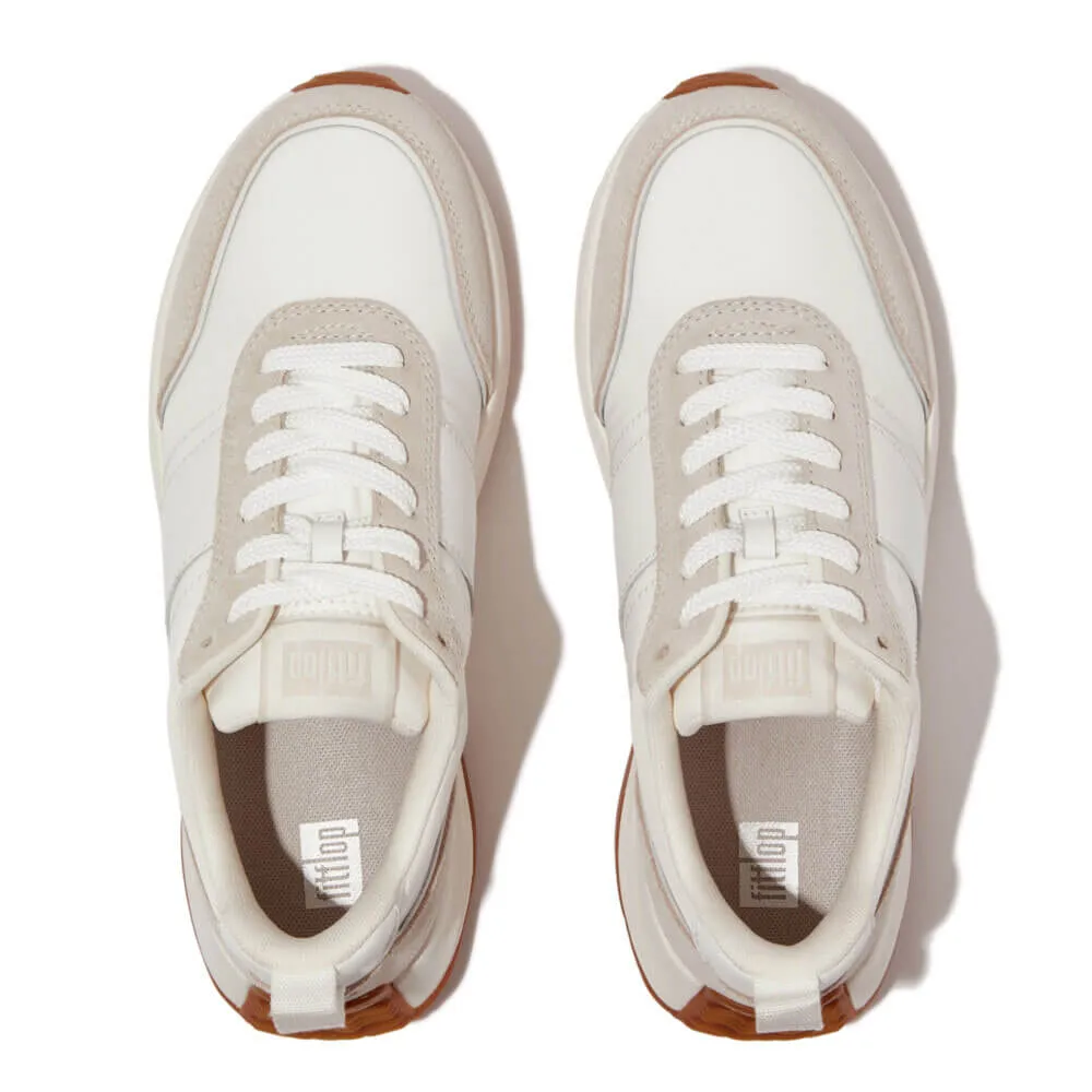 FitFlop F-Mode Flow Sneakers - Urban White Mix