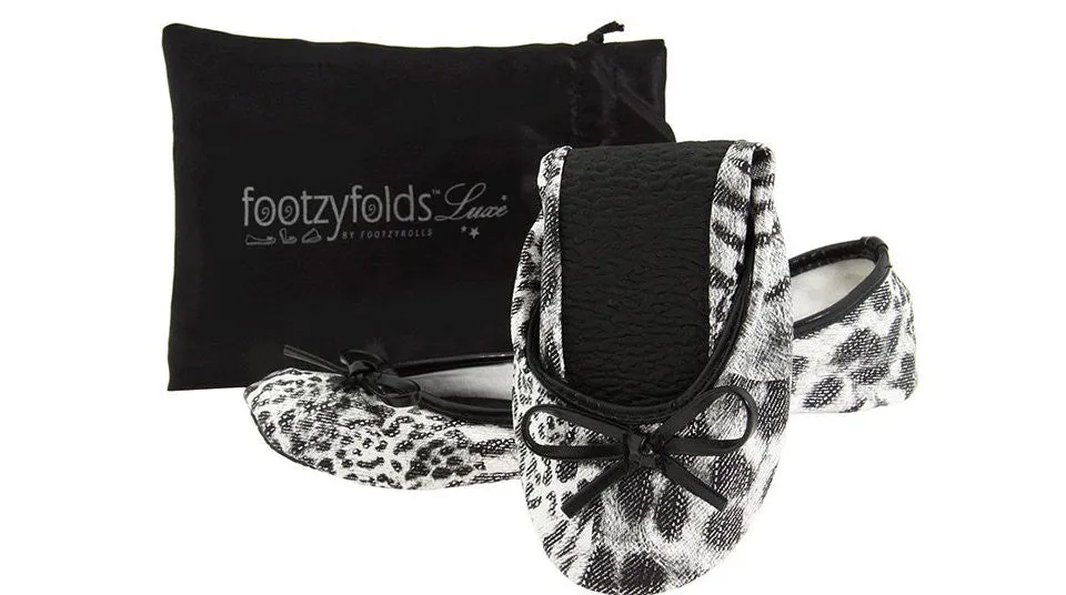 Footzyrolls Cheetah Black Silver