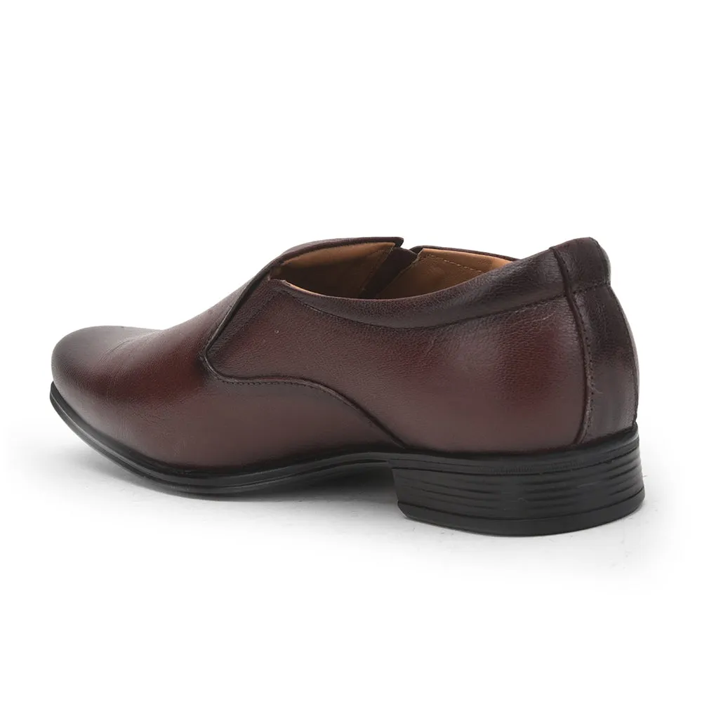 Fortune (Brown) Formal Slip on Shoes For Men UVL-306 By Liberty