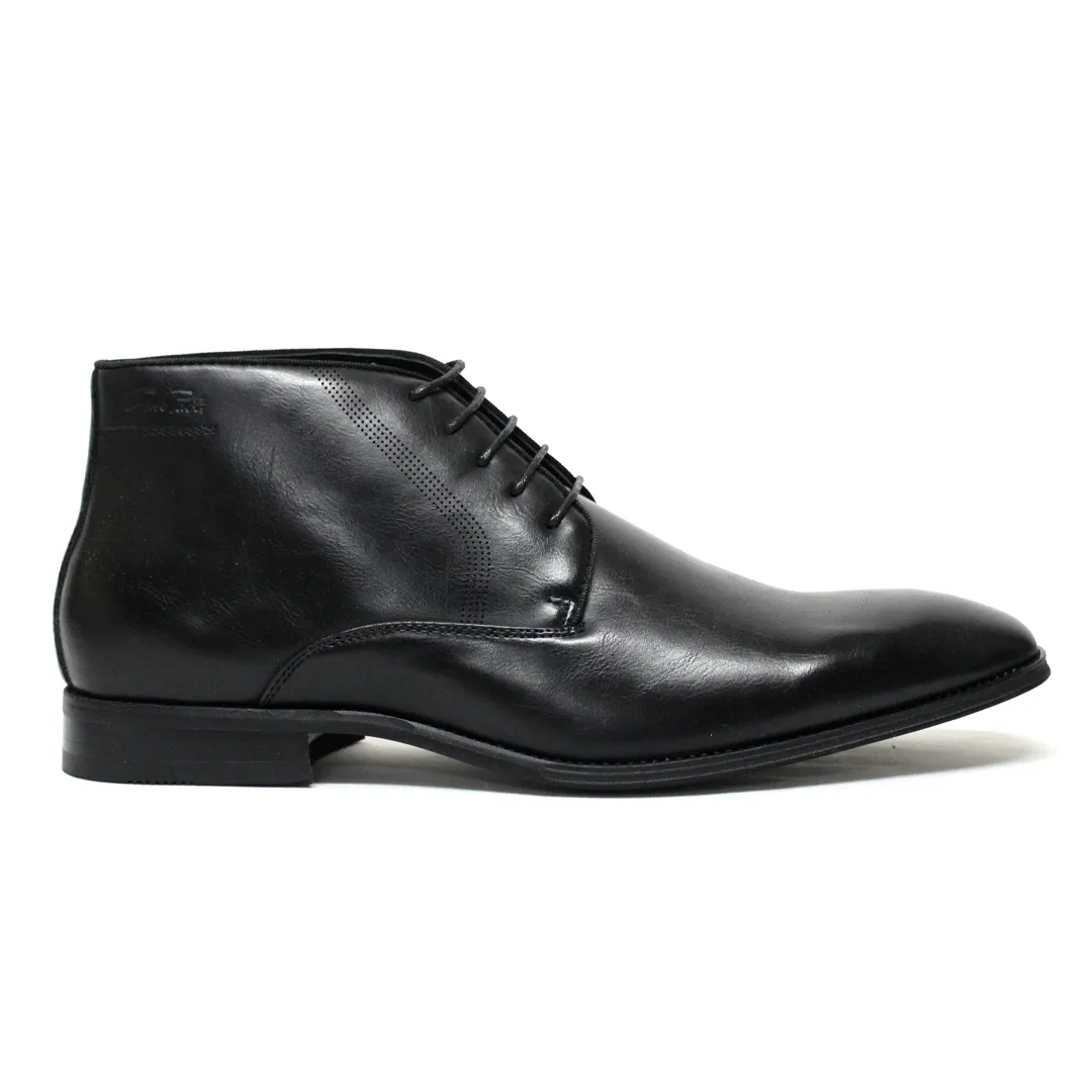 Gino Paoli Black Lace Up Boot