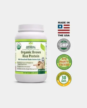 Herbal Secrets Organic Brown Rice Protein