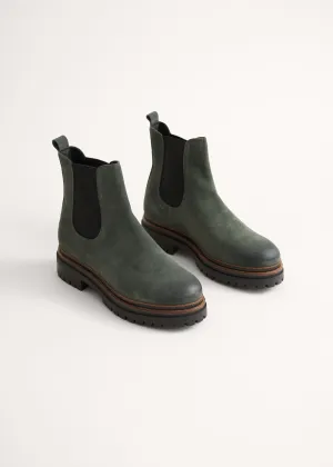 HERITAGE SHORT CHELSEA BOOT - GREEN