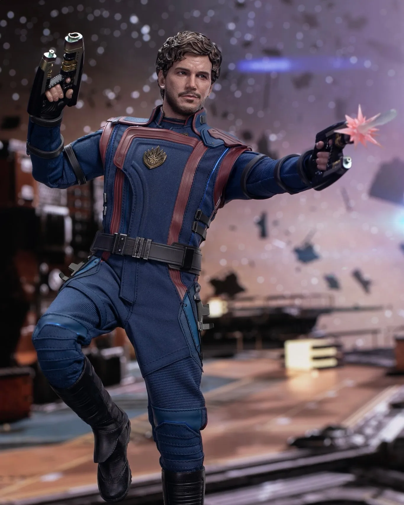 Hot Toys MMS709  Guardians of the Galaxy Volume 3 Starlord 1/6 Scale Collectible Figure