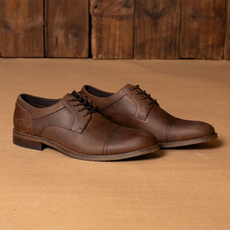 Kingsley Heath F Cap Toe Lace Up Choc/Choc