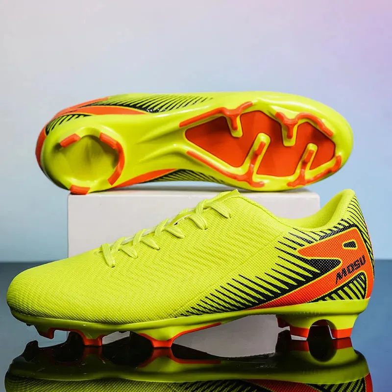 Low ankle Premium Ronaldo/Mbappe Soccer/Football Cleats Shoes FG Turf