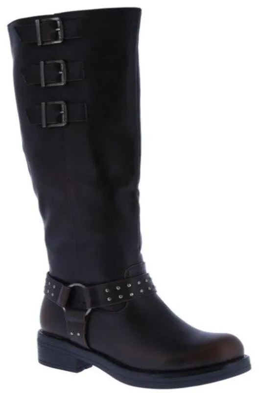 Lucia Fashion Buckle Boot